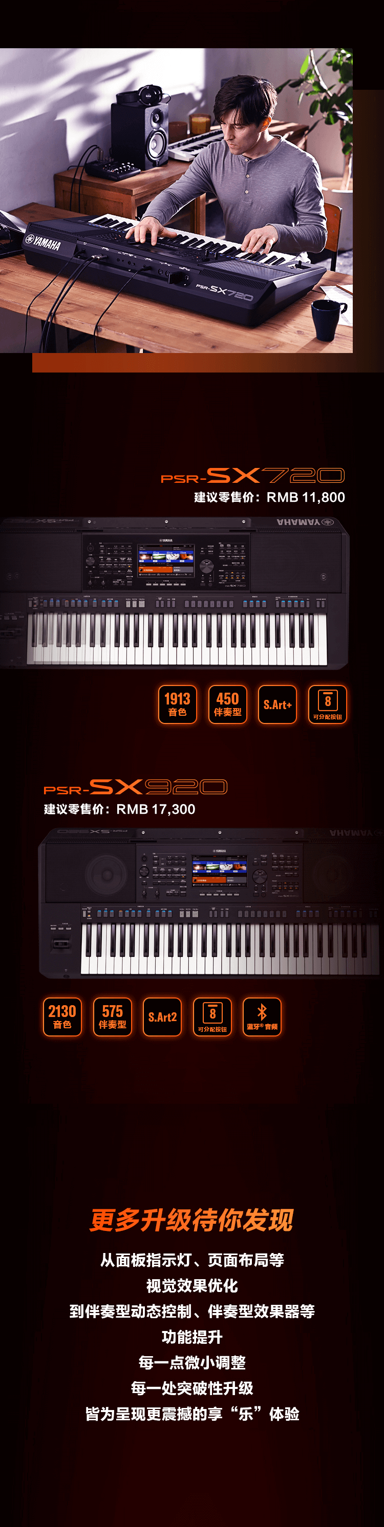 PSR-SX新品上市︱革新之作！开启中国音乐人创意之路